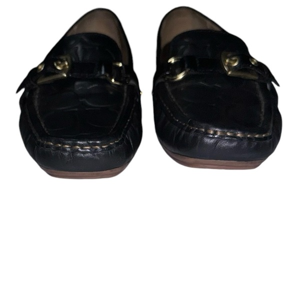 Coach (EUC) Stacie Leather Embossed Flats, Size 9.5 - Picture 5 of 12